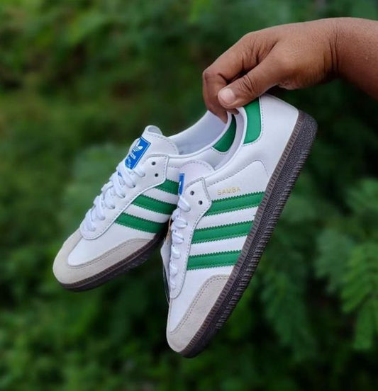 ADIDAS SAMBA CLASICA BLANCA VERDE