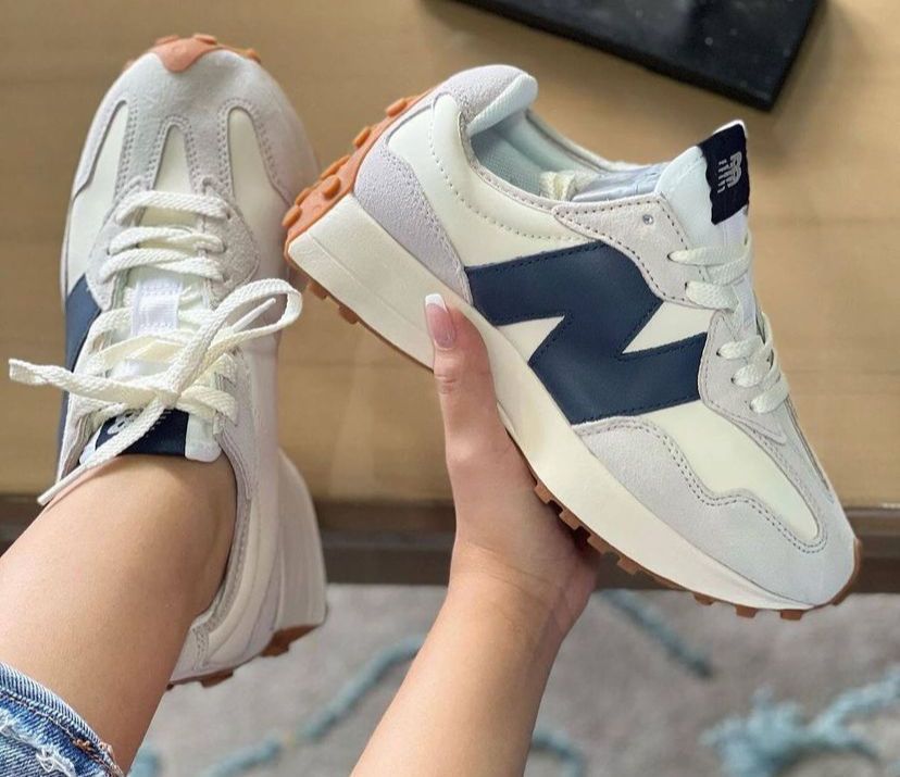 NEW BALANCE 327 BLANCA AZUL